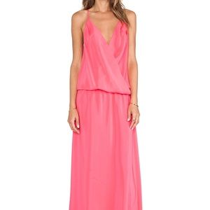 Amanda Uprichard Maxi Dress Pink XS